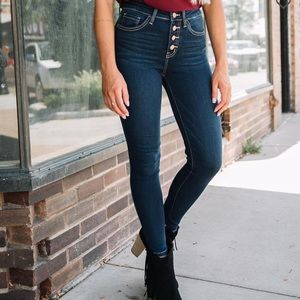 Bridge by Gly button fly high rise  jean